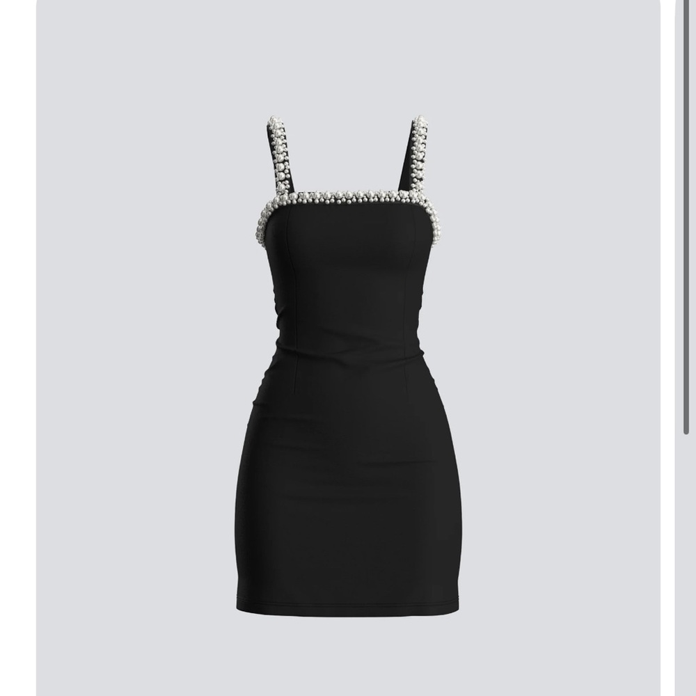 Pearl (faux) lined dress